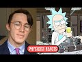 Scientist Reacts Rick and Morty (Microverse Battery, Pickle Rick, Rick's Laser)