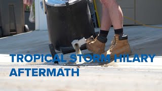 Tropical Storm Hilary: Neighbors in Cathedral City come together after flooding