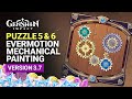 Evermotion Mechanical Painting: Invoker Puzzle V &amp; VI Event Guide | Inazuma Paintings | Genshin 3.7