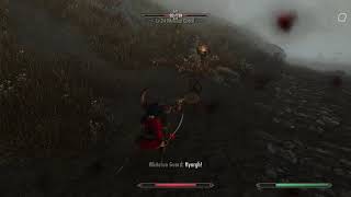 Skyrim Combat Mod: Engarde showcasing step dodge changes in 3.9