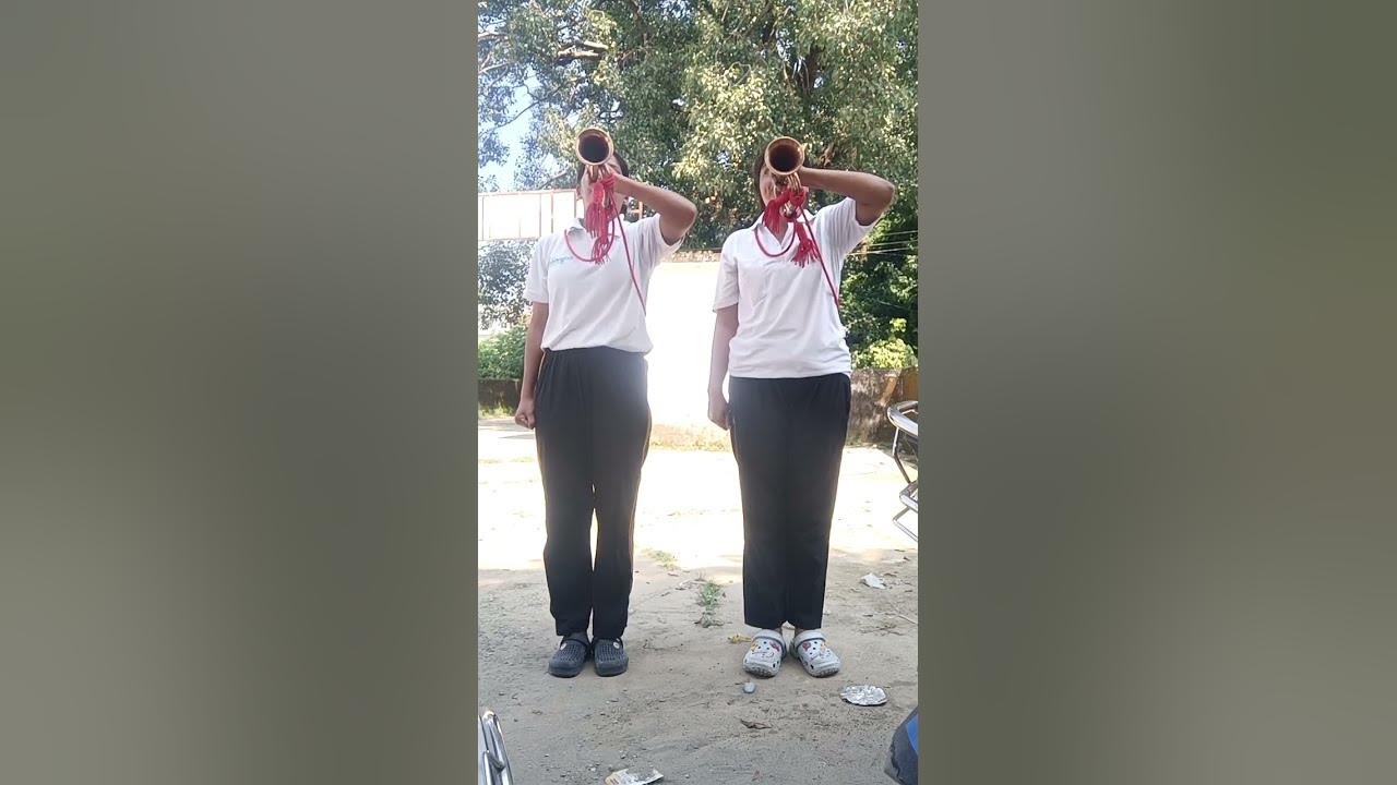 Retreat Bugle Call Practice #buglecall #defence #music #dehradun #youtubeshorts