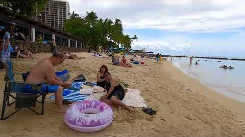 [4K] WAIKIKI BEACH HAWAII | Walking Tour | Honolulu Oahu | 2022