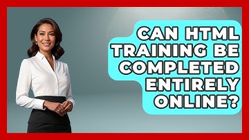 Can HTML Training Be Completed Entirely Online? | Simple HTML Studio News