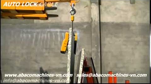 AUTO LOCK CABLE LIFTER stone glass marble  salb lifter, forklift,lifting stone