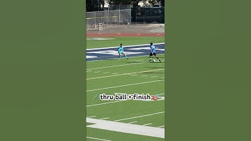 🪡 U16 MLS Next thru ball + finish 🎯 #mlsnext #u16 #soccer #goals