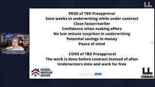 What is the difference between a pre-qualification, pre-approval, and a TBD? screenshot 2