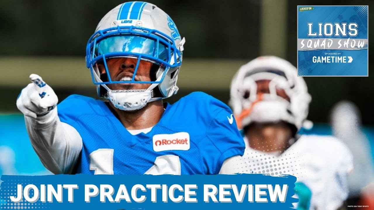 LIONS SQUAD SHOW: FIGHT! Detroit Lions & Miami Dolphins Practice Review + Preseason Game #3 Up Next
