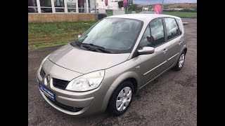 Renault Scenic 1.6i 82KW 2007 videoukázka interiéru i exteriéru auta (review).