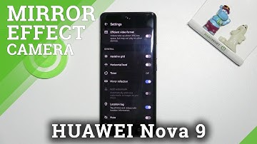 How to Enable Camera Mirror Effect on HUAWEI Nova 9 - Disable Camera Mirror Effect