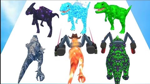 dino evolution run 3D-Satisfying Gameplay Android ,iOs Walkthrough game mobile