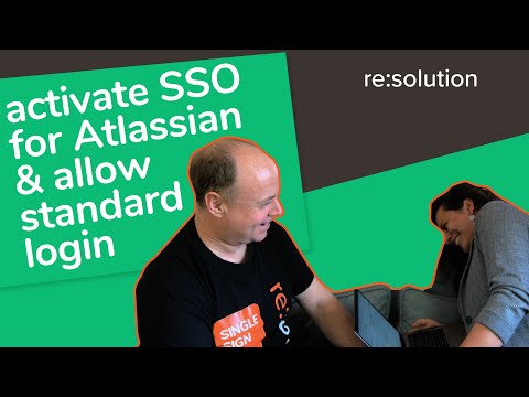 How can I activate SSO authentication for Atlassian & allow the standard login for smaller groups?