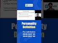 Personality Definition| Mr. Muzammil | Edumi Learning