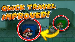 Whoa! Paper Mario TTYD Fixes a MAJOR Fast Travel Problem!