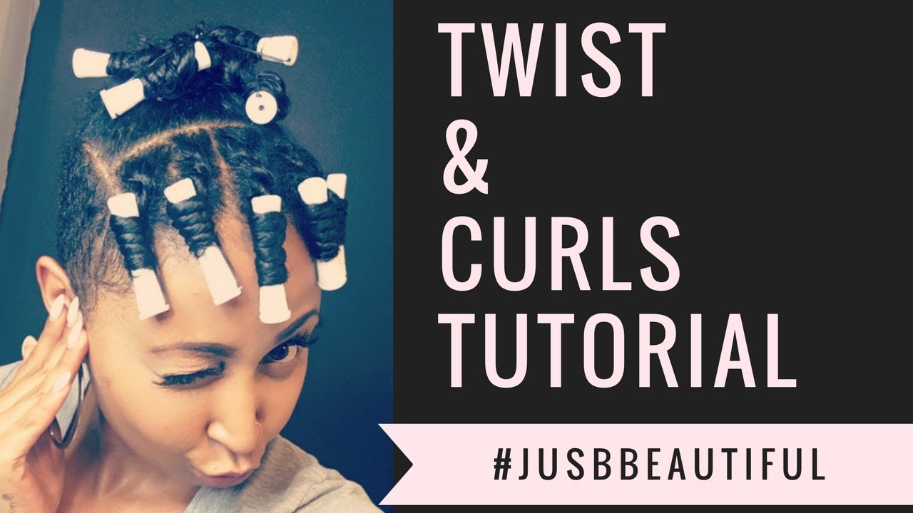 Twist & Curl with shaved sides tutorial