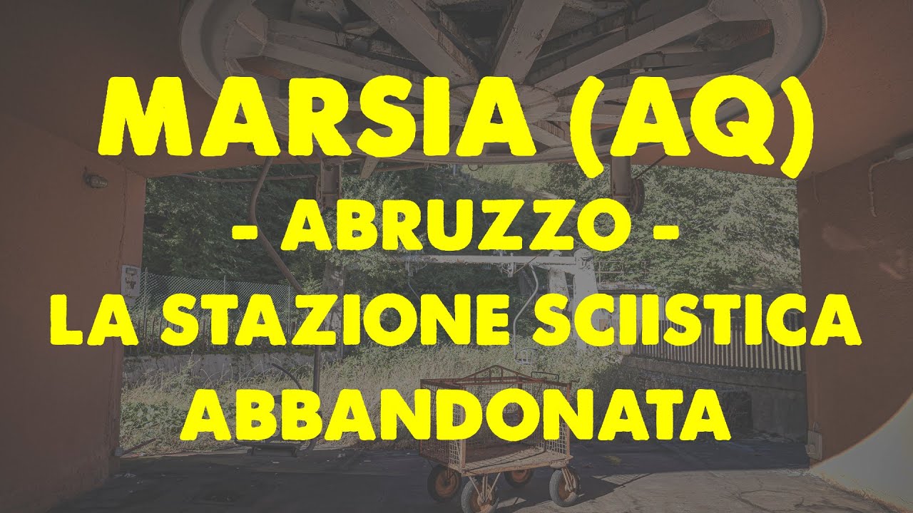 #marsia #abruzzo #reportage   Marsia (AQ) – La stazione sciistica abbandonata