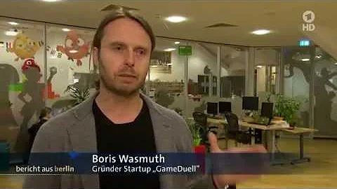ARD TV Interviews GameDuell Co-Founder, Boris Wasm...