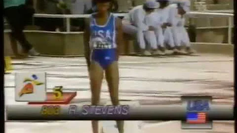 Julia Merino en la Copa del Mundo de Barcelona 1989