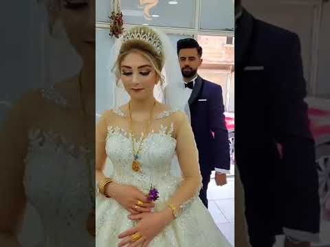 طلي ياقمر الليالي طلة عروس ويا محلى هالعروس اجمل عرسان كيوت 2022 بأحلى تسريحة ومكياج