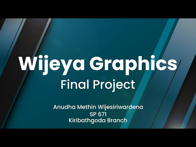 Wijaya Graphic Final Project - Diploma in multimedia- Anudha Wijesiriwardena class=