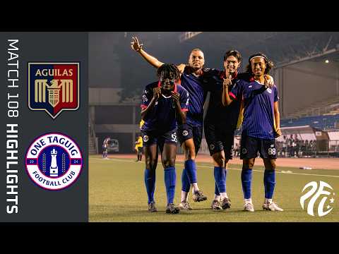AGUILAS - UMAK FC VS ONE TAGUIG FC || Match Highlights | PFL 2025-2026 | M108 — football highlights