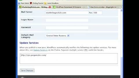 Ping Your Blog to Generate More Targeted Traffic