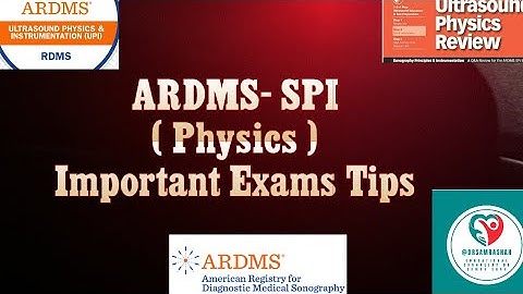 Important Exams Tips for RDMS- SPI Physics #viralvideo #ardms
