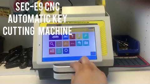 SEC-E9 CNC AUTOMATIC KEY CUTTING MACHINE (LOST KEYS/DUPLICATE HIGH SECURITY KEYS)