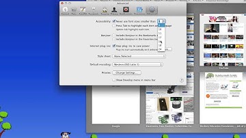 How to increase font size on a mac in safari