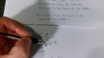 ladder problem pythagorean