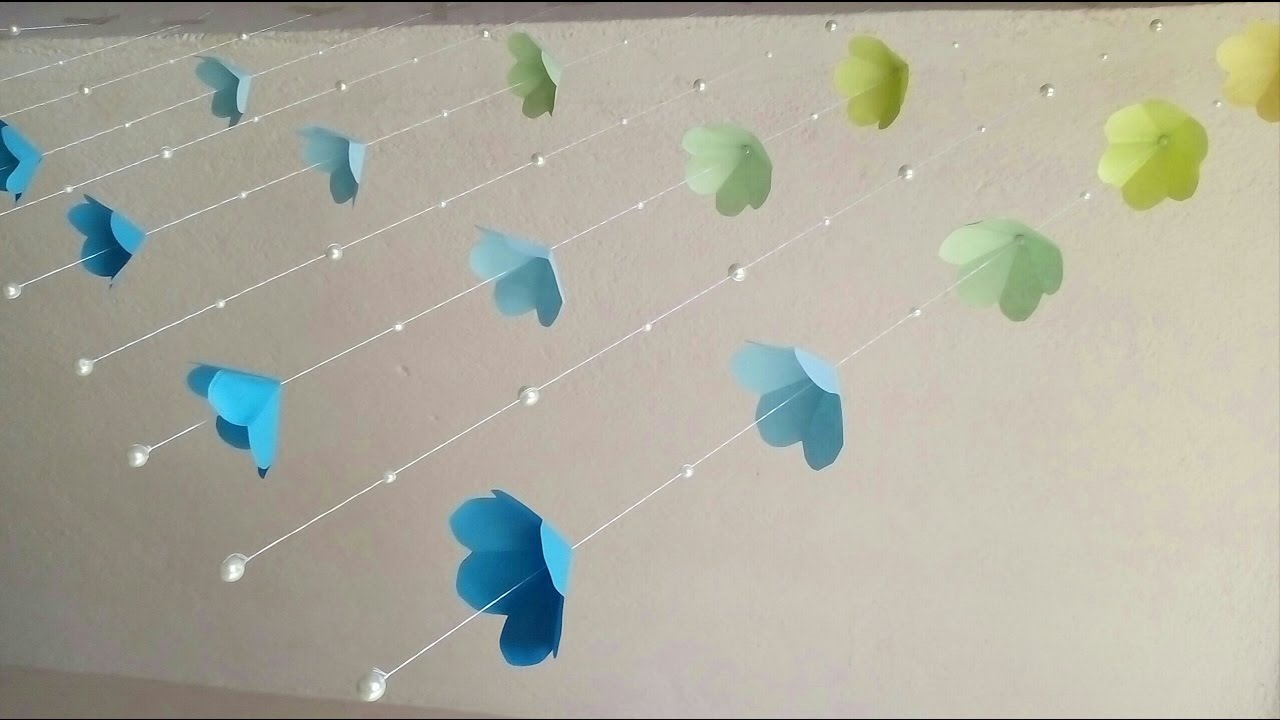 2m Hanging Paper Craft Butterfly Background Props Long Paper Card