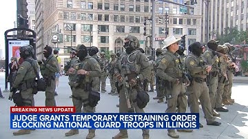 NEW DETAILS: Chicago judge temporarily blocks National Guard deployment in Illinois
