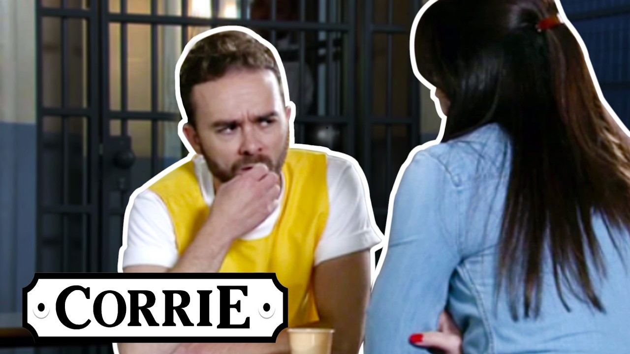 Jodie Come's Face To Face With David In Prison | Coronation Street