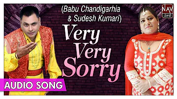 Very Very Sorry | Babu Chandigarhia, Sudesh Kumari | Superhit Punjabi Duet Songs | Priya Audio