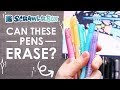 CAN THESE PENS ERASE?! - ScrawlrBox Unboxing & Challenge