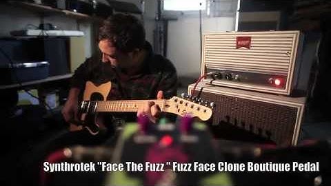 "Face the Fuzz" Fuzz Face Boutique Guitar Pedal DEMO w/ Chris Benson
