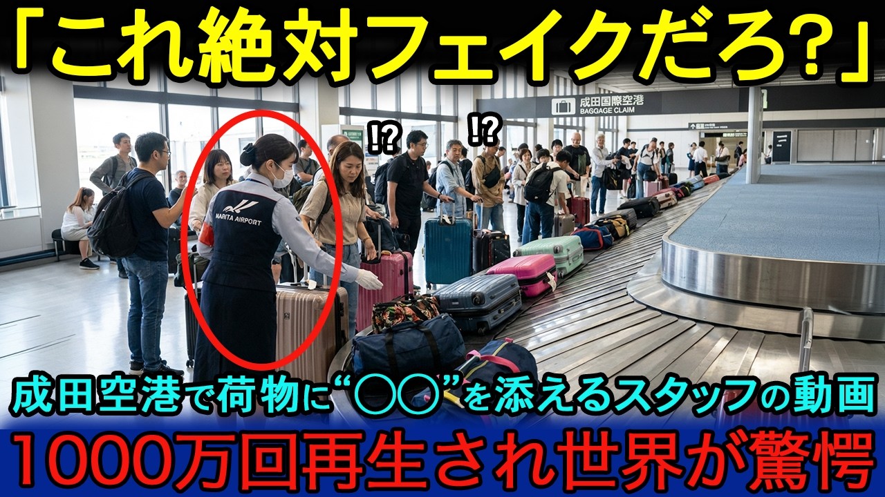 【海外の反応】「投げないなんてありえない」日本の貨物係員の