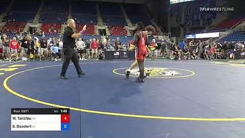 126 Lbs Round Of 32 - Wilfried Tanefeu, North Dako...