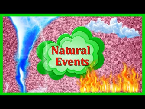 NATURAL EVENTS 🔥 Glenn Doman Flash Cards | Educational cards Doman