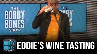 Eddie Taste Tests Wine And Then Has To Drink Cup Of Olive Juice