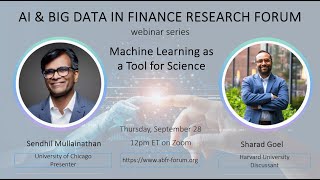 Abfr Webinar With Sendhil Mullainathan And Sharad Goel