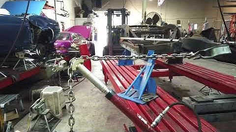 Black Jack Frame Machines: 1969 Corvette Frame Repair