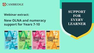 New Targeted OLNA and numeracy support in Essential Mathematics CORE for the WA Curriculum