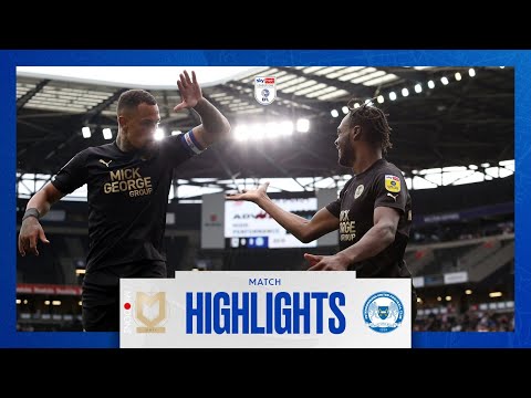 Milton Keynes Peterborough Goals And Highlights