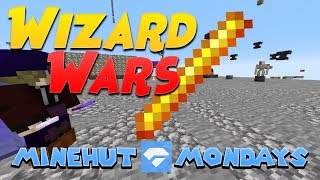 WizardWars | MAGIC WANDS, FIREBALLS, AND WIZARD BATTLES! | (Minehut Mondays)