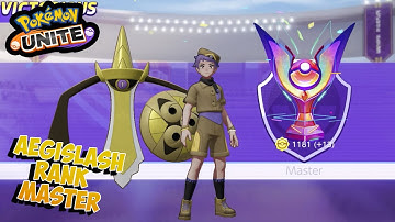Pokemon Unite - Gameplay Walkthrough part 11 - Aegislash Rank Master🔥(Android ,iOS)