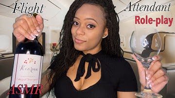 🛩 ASMR 🛩First Class Flight Attendant Roleplay | Personal Attention | Massage 💙