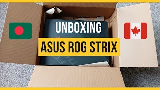 কানাডাতে নতুন ল্যাপটপ কিনলাম | International Student Bought a Laptop in CANADA | UNBOXING ROG STRIX