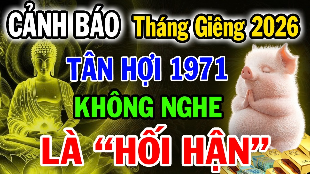 TIN SỐC ĐẦU NĂM: Tân Hợi 1971 Tháng 1 Trả Nghiệp Âm, Bị Hại Ngầm Biết Muộn Hối Hận Cả Đời