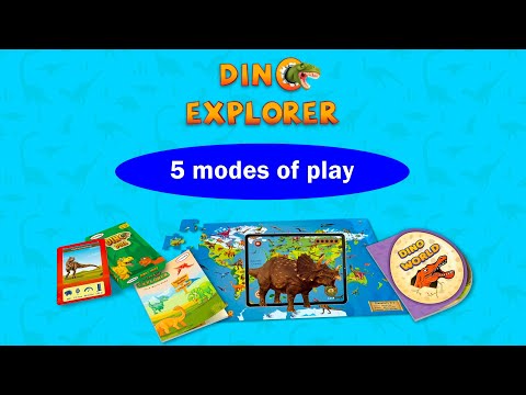 Dino Explorer | Dinosaur Augmented Reality game for kids | Playautoma