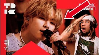NON K-POP FAN DISCOVERS V OF @BTS FOR THE FIRST TIME🤯😱|TINY DESK KOREA *REACTION